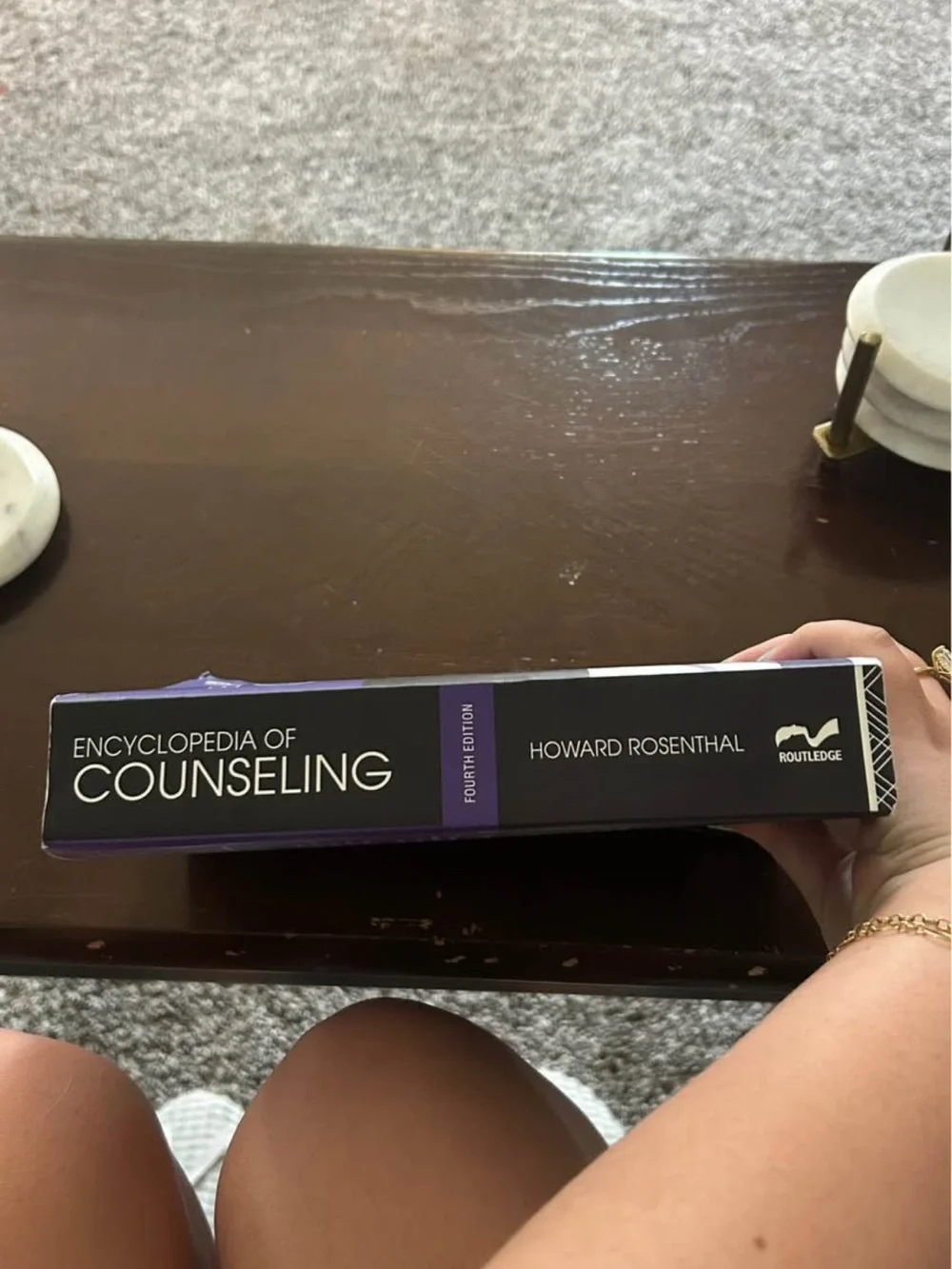 Rosenthal Counseling Reference Notebook - Purple & White